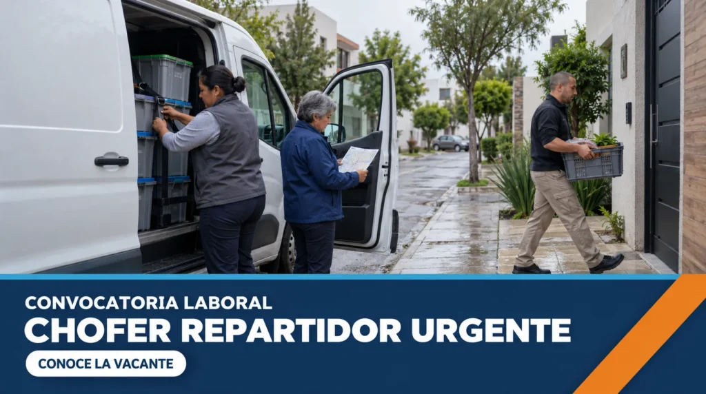 Chofer repartidor urgente